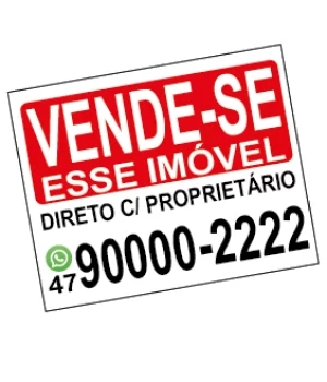 Placa de vende-se Imóvel